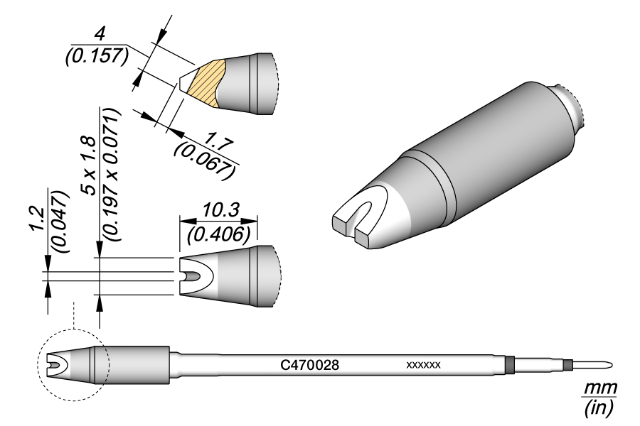 C470028 - Barrel Cartridge Ø 1.2